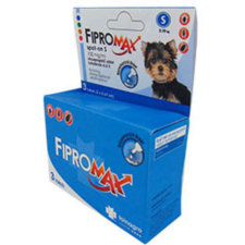 FIPROMAX spot-on kutyáknak (S; 2-10 kg) (3 pipetta) élősködő elleni készítmény kutyáknak