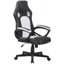  FIRE sportos irodai forgószék gamer szék fekete-fehér forgószék