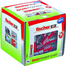 Fischer DŰBEL 12X60MM 25 DB &quot;DUOPOWER&quot; FISCHER barkácsolás, csiszolás, rögzítés