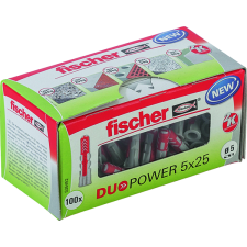 Fischer DŰBEL 5X25MM 100 DB "DUOPOWER" FISCHER barkácsolás, csiszolás, rögzítés