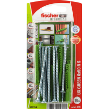 Fischer DŰBEL 6X50MM 10 DB CSAVARRAL "UX GREEN" FISCHER barkácsolás, csiszolás, rögzítés