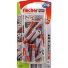 Fischer DŰBEL 8X40MM 18 DB &quot;DUOPOWER&quot; FISCHER barkácsolás, csiszolás, rögzítés