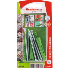 Fischer DŰBEL 8X50MM 5 DB CSAVARRAL "UX GREEN" FISCHER barkácsolás, csiszolás, rögzítés