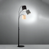 Fischer & Honsel modern állólámpa shade bézs fekete szürke fhl40360