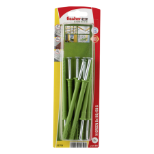 Fischer N 8X100 GREEN K 8 DB BEÜTŐ DÜBEL + CSAVAR barkácsolás, csiszolás, rögzítés