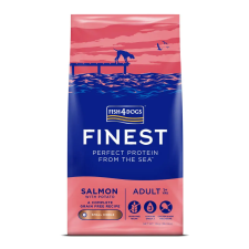  FISH4DOGS Kis szemcsés felnőtt kutyatáp Finest lazac burgonyával 12 kg, 1+ kutyaeledel