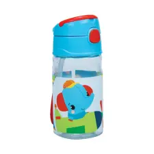  Fisher-Price Animals Fly műanyag szívószálas kulacs akasztóval 350 ml kulacs, kulacstartó