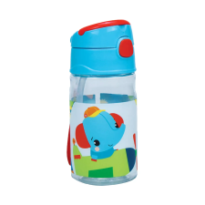  Fisher-Price Animals Fly műanyag szívószálas kulacs akasztóval 350 ml kulacs, kulacstartó