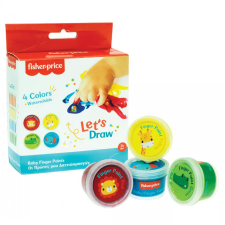 Fisher-Price baba ujjfesték 6 db-os kreatív és készségfejlesztő