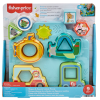 Fisher-Price Fisher-Price: Forma és Járgány kirakó bébijáték - Mattel