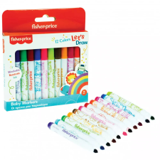 Fisher-Price kimosható filctoll 12 db-os filctoll, marker