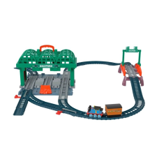 Fisher Price Thomas és barátai Knapford állomás vonat szett (HGX63) autópálya és játékautó