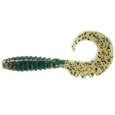 FISHUP_FANCY GRUB 2.5" (10PCS.), #017 - MOTOR OIL PEPPER horgászkiegészítő