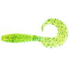  FISHUP_FANCY GRUB 2.5" (10PCS.), #026 - FLO CHARTREUSE/GREEN