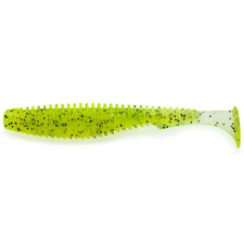 FISHUP_U-SHAD 2" (10PCS.), #055 - CHARTREUSE/BLACK horgászkiegészítő