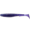  FISHUP_U-SHAD 4" (8PCS.), #060 - DARK VIOLET/PEACOCK & SILVER