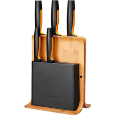 FISKARS Functional Form Bambusz blokk öt késsel kés és bárd