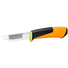 FISKARS Kés épületgépészeti munkákhoz, tokba épített élezővel 1023619 vadász és íjász felszerelés