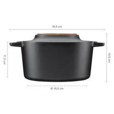 FISKARS Norden öntött vas lábas 4L (csak rendelésre) edény
