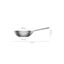 FISKARS Norden Wok serpenyő (28 cm) edény