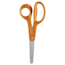  FISKARS Olló, iskolai, 13 cm, FISKARS &quot;First&quot;, narancssárga olló