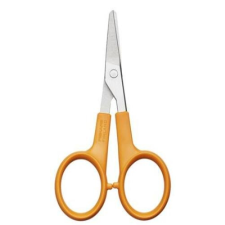 FISKARS Olló, körömvágó, 10 cm, egyenes, FISKARS "Classic", narancssárga olló