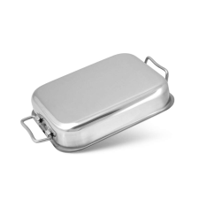 Fissman tepsi, 25x18x5cm, ezüst, inox (rozsdátlan) acél edény