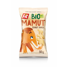 Fit Fit bio mamut extrudált gluténmentes snack mogyoró ízű 50 g reform élelmiszer