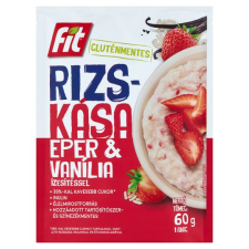 Fit Fit reggeli rizskása inulinnal szárított eper darabok vanília 60 g reform élelmiszer