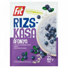  Fit gluténmentes áfonyás rizskása fruktózzal és inulinnal 60 g reform élelmiszer