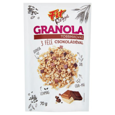  FIT reggeli GRANOLA többmagvas 3 féle csokoládéval 70g /15/ reform élelmiszer