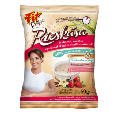 FIT reggeli Rizskása eper darabokkal és vanília ízesítéssel. 60g /20/ reform élelmiszer