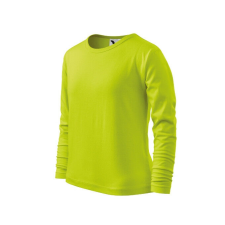 Fit-T LS póló gyerek lime 110 cm/4 éves gyerek póló