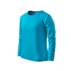  Fit-T LS póló gyerek türkiz 158 cm/12 éves