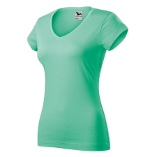 Fit V-neck póló női menta S női póló