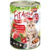 FitActive Cat Junior Beef & Lamb with Apple (48 x 415 g) 19.92kg