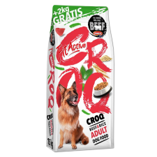 FitActive CROQ Premium Beef&Rice kutyatáp 15+2kg kutyaeledel