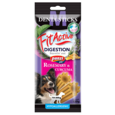  Fitactive Dental Digestion Rozmaring és kurkuma ízesítéssel 150g jutalomfalat kutyáknak