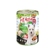 Fitactive Dog 415g konzerv kölyök kutyáknak liba, nyúl és alma ízesítéssel kutyaeledel