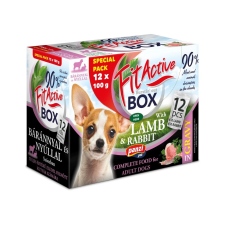 FitActive Fit-a-Box alutasakos eledel kutyáknak bárányos és nyulas ízben kutyaeledel
