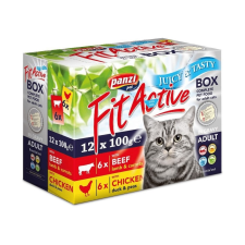  FitActive Fit-a-Box alutasakos eledel macskáknak vegyes ízekben - Multipack vitamin, táplálékkiegészítő macskáknak