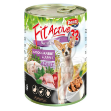 FitActive Goose & Rabbit konzerv kutyáknak 6 x 415 g (308982) kutyaeledel