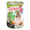 FitActive Goose & Rabbit konzerv macskáknak 6 x 415 g (308968)