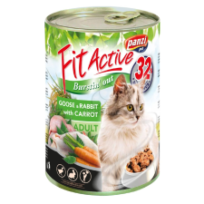 FitActive Goose & Rabbit konzerv macskáknak 6 x 415 g (308968) macskaeledel