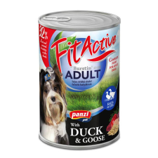 FitActive konzerv Adult - nedveseledel (kacsa-liba) felnőtt kutyák részére (1240g) kutyaeledel