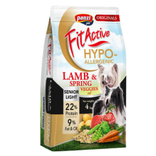 FitActive ORIGINALS 4kg SENIOR/LIGHT HYPOALLERGENIC Lamb&amp;Spring Veggies kutyaeledel