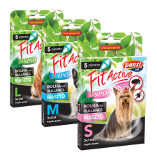 FitActive Panzi Fit Activ bolha és kullancsriasztó spot on S kutyáknak 5 pi élősködő elleni készítmény kutyáknak