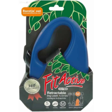 FitActive Panzi Fit Active automata póráz 3 m szalagos XS blue nyakörv, póráz, hám kutyáknak