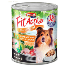 FitActive Panzi Fit Active Prémium 415 g kutyáknak meat-mix/húsmix gyümkok. kutyaeledel