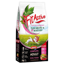 FitActive Pure Hypoallergenic száraz kutyatáp - lazac, csipkebogyó 3 kg kutyaeledel